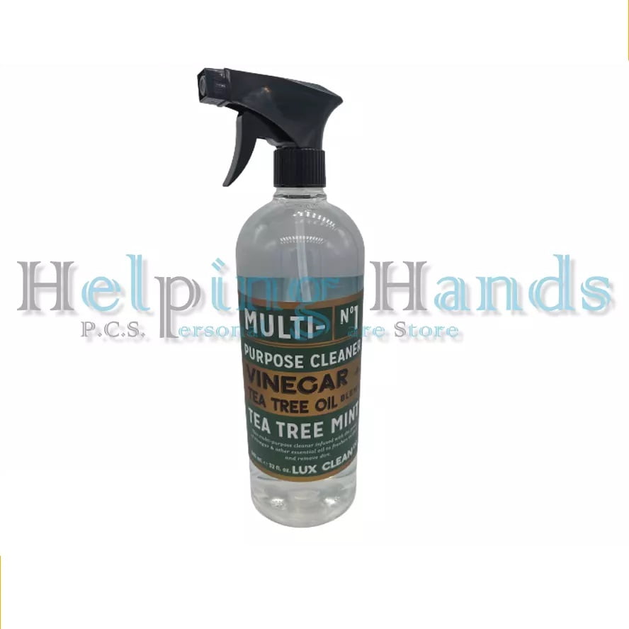 Lux Clean Vinegar & Tea Tree Mint No 1 Multi Purpose Spray Cleaner 32 fl oz