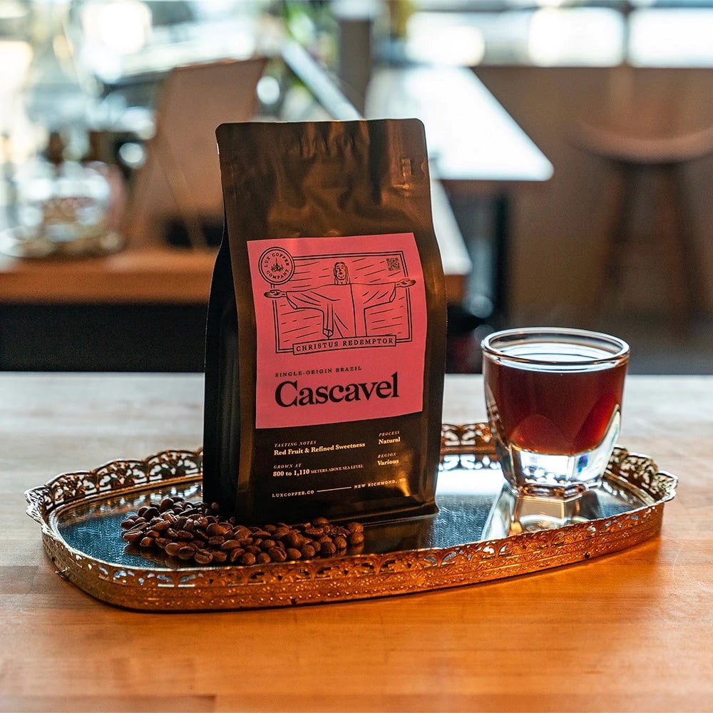 Lux Coffee Cascavel Brazil 12oz Whole Bean Coffee