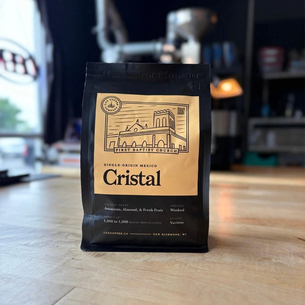 Lux Coffee Cristal Mexico 12oz Whole Bean Coffee