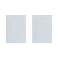 thumbnail image 1 of Lux Collection 100% Cotton 2 Piece Set (17' x 24' | 17' x 24') Bath Rug Set in White, 1 of 1