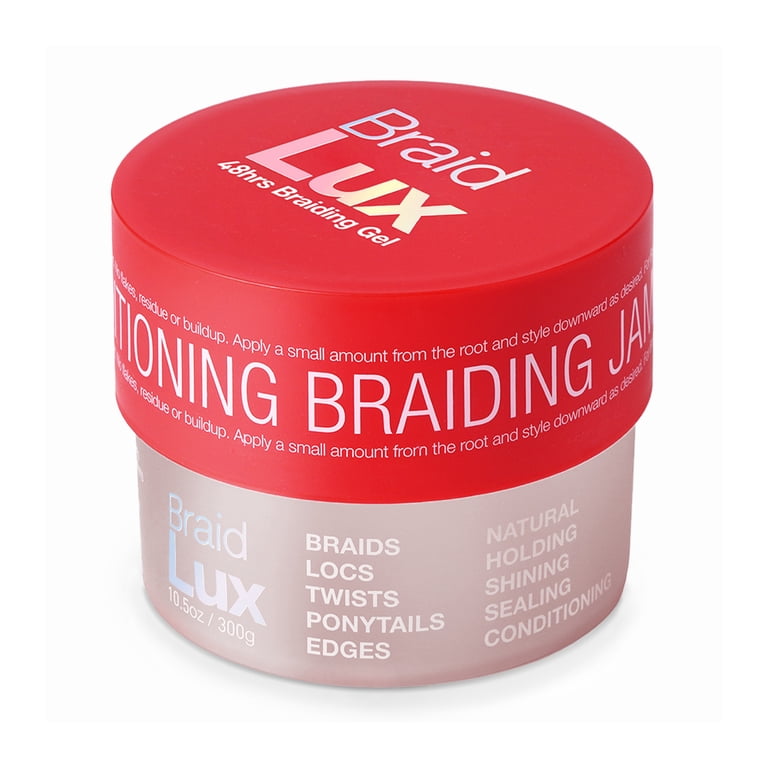 Lux Collection, Braid Lux Conditioning Hair Gel, No Flaking, 10.58