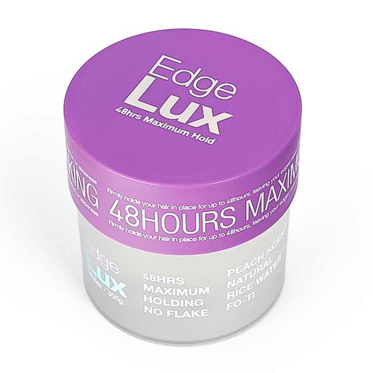 Lux Collection Edge Control Wax, 48 Hour Hold, 10.58 Oz, Peach