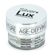 Lux Collection Edge Lux Edge Control Wax 48 Hour Maximum Hold No Flaking Natural Ingredients Scented Conditioning Styling Hair Gel Tamer 3.53 Ounce Pack of 1, Silver+