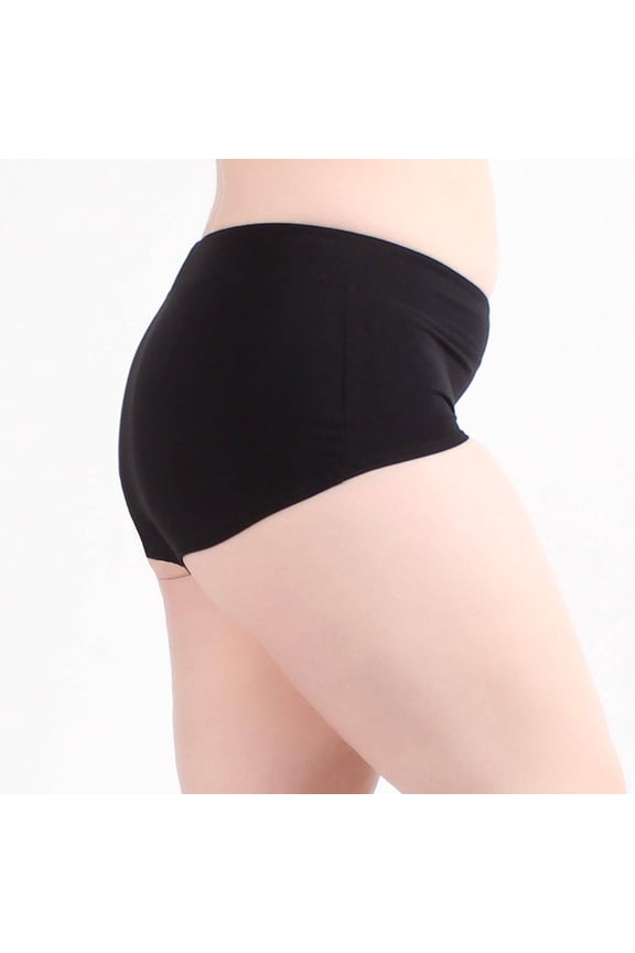 Lux Cotton High Waist Boyshort Brief