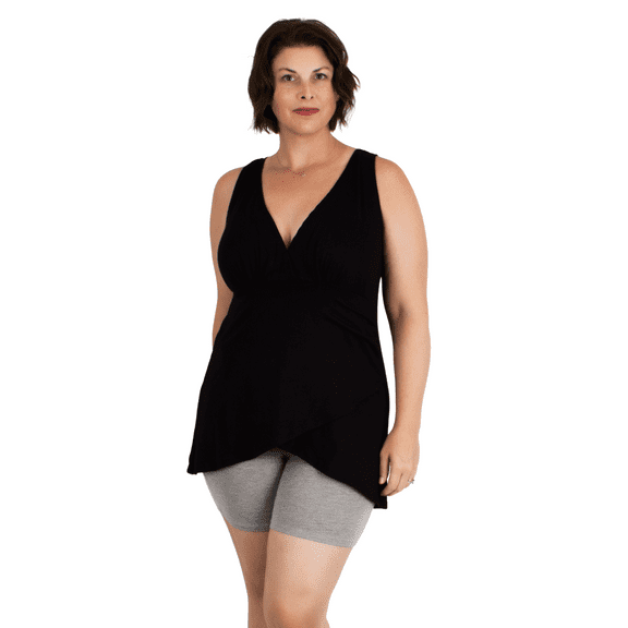 Lux Cotton V Neck Tank