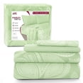 thumbnail image 1 of Lux Decor Collection 4 Piece Twin XL Bed Sheets Set - Luxury Soft Microfiber Bed Sheets Set Deep Pocket - Twin XL, Sage, 1 of 9