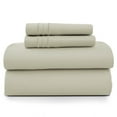thumbnail image 1 of Lux Decor Full Size Sheet Set, 4-Piece Plain Soft Microfiber – Deep Pocket Full Bed Sheets, Includes 1 Fitted Sheet, 1 Flat Sheet, 2 Pillowcases, Taupe, 1 of 10