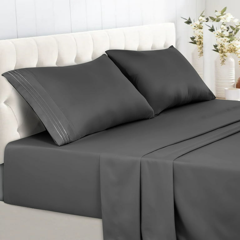 Lux Decor Collection Bed Sheets, Deep Pocket Microfiber Bed Sheet