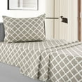 thumbnail image 1 of Lux Decor Collection Bed Sheets, Premier 1800 Series Deep Pocket, Wrinkle, Fade, Stain Resistant Twin Bedding Sheets Set, Taupe, 1 of 7