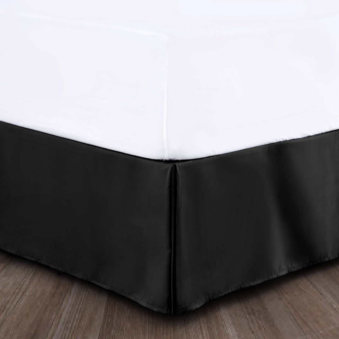 Lux Decor Collection Bed Skirt, 14” Inch Tailored Drop Easy Fit Full