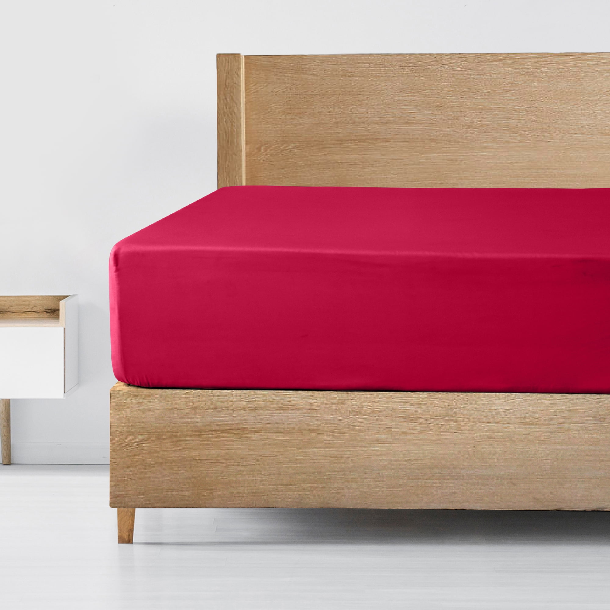 Lux Decor Collection Califonria King Fitted Sheet Brushed Microfiber