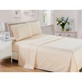 thumbnail image 1 of Lux Decor Collection Checkered Embossed Bed Sheet Set (Queen, Beige), 4 Piece Deep Pocket 1800 Series Bed Sheet Set Contains (1 Fitted Bed Sheet, 1 Flat Sheet, 2 Pillow Covers), 1 of 7