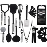 23-Piece Lux Decor Collection Cooking Utensils Set