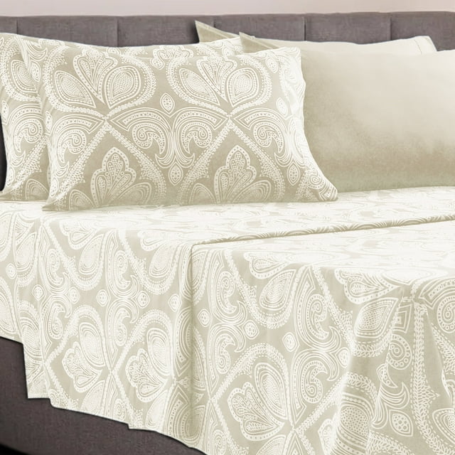 Lux Decor Collection King Size HighQuality Microfiber Bed Sheet Set