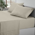 thumbnail image 1 of Lux Decor Collection King Size Sheet Set - Hotel Luxury Bedding Sheets Set, Deep Pocket Fitted Bed Sheet, Flat Sheet & Pillowcases - Taupe, 1 of 6