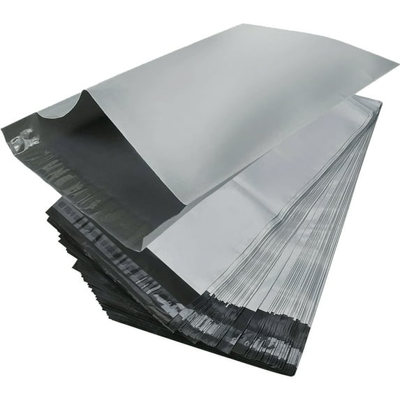 Lux Decor Collection Poly Mailers - 19x24 Size - Pack of 100 - Waterproof and Tear-Proof Postal Bags for Secure Mailing