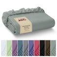 thumbnail image 1 of Lux Decor Collection Queen Fitted Sheet, 16" Deep Pocket Fitted Bed Sheet Sold Separately - Gray, 1 of 10