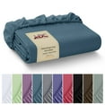 thumbnail image 1 of Lux Decor Collection Queen Fitted Sheet - Microfiber Single Deep Pocket Fitted Sheet, Navy Blue Ashes, 1 of 10
