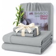 thumbnail image 1 of Lux Decor Rayon from Bamboo Blend Queen Sheets Deep Pockets - 4 Piece Cooling Bed Sheets Set, Gray, 1 of 9