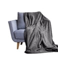 thumbnail image 1 of Lux Decor Collection Soft Throw Blanket for Couch & Bed - Breathable Decorative Fleece Blanket - Super Soft, Fuzzy, Cozy - Plush Grey Microfiber Blankets (50x60, Grey), 1 of 4