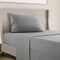 thumbnail image 1 of Lux Decor Collection Twin Bed Sheets, Premier Series Deep Pocket, Wrinkle, Fade, Stain Resistant Bedding Sheets & Pillowcases Set, Gray, 1 of 10