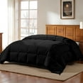 thumbnail image 1 of Lux Decor Collection Twin Comforter - Down Alternative Comforter & Duvet Insert - Single Comforter, Black, 1 of 10