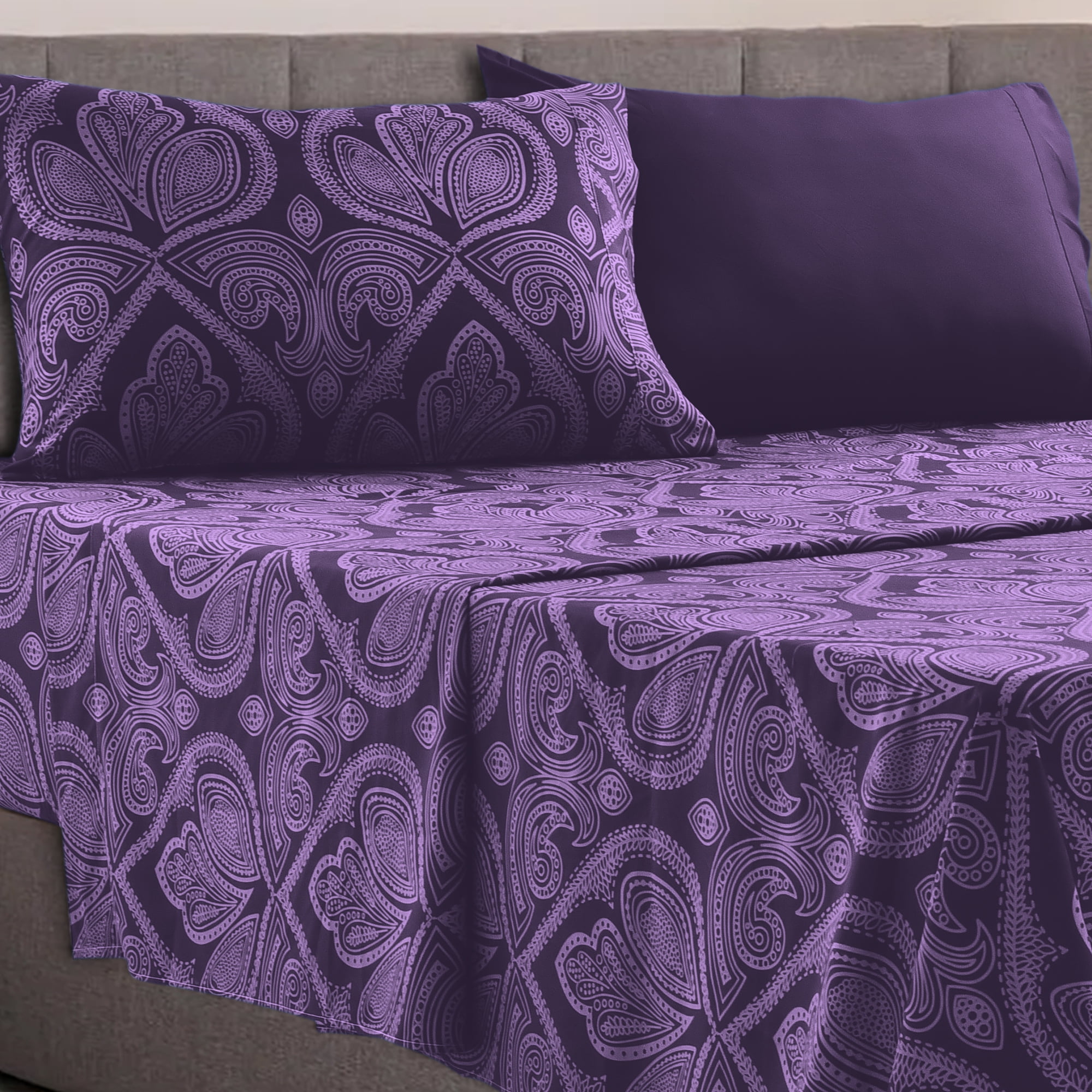 Lux Decor Collection Twin XL Bed Sheet Set 16 Inches Deep Pocket