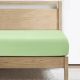 thumbnail image 1 of Lux Decor Collection Twin XL Fitted Sheet, Microfiber Upto 16 Inches Deep Pocket Fitted Sheets Only - Sage, 1 of 6