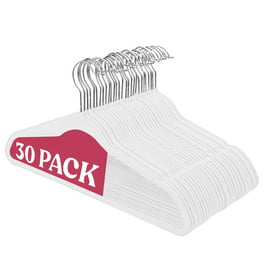 Kitcheniva Plastic Hangers Durable Slim Pack of 30 Aqua, Pack of