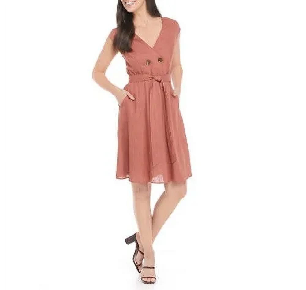 knee length dresses for ladies Nora Midi Dress in Terracotta