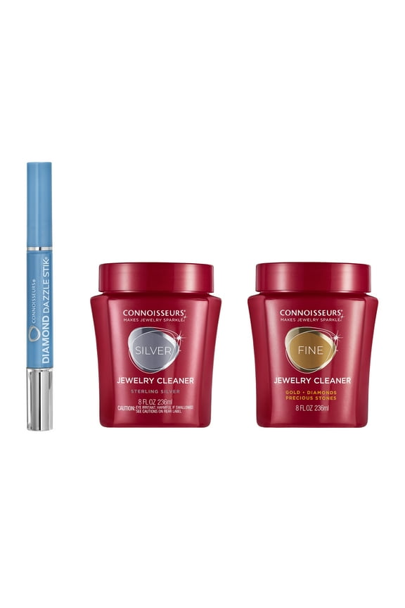 Lux Jewelry Cleaning Kit for Gold, Silver, and Diamonds