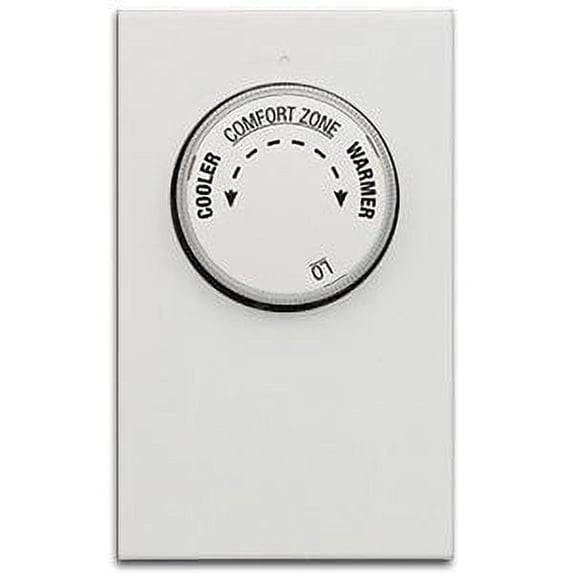Lux LV21-005 Single or Double Pole 4-Wire Line Voltage Heating Thermostat, replacement for LV2, LV2-1042