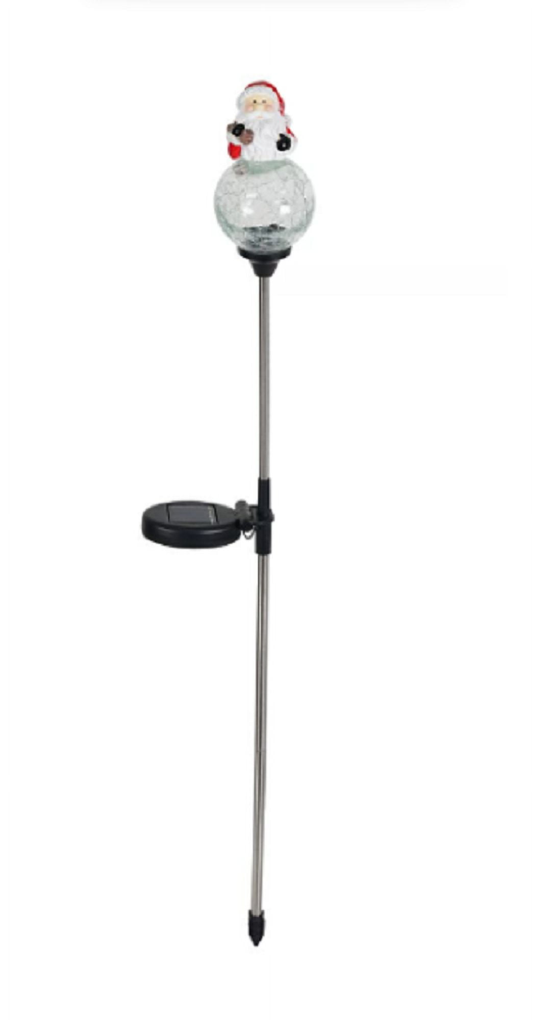 LuxLandscape SLR3033AS 3 ft. 3 Lumens Solar LED Christmas Santa Globe