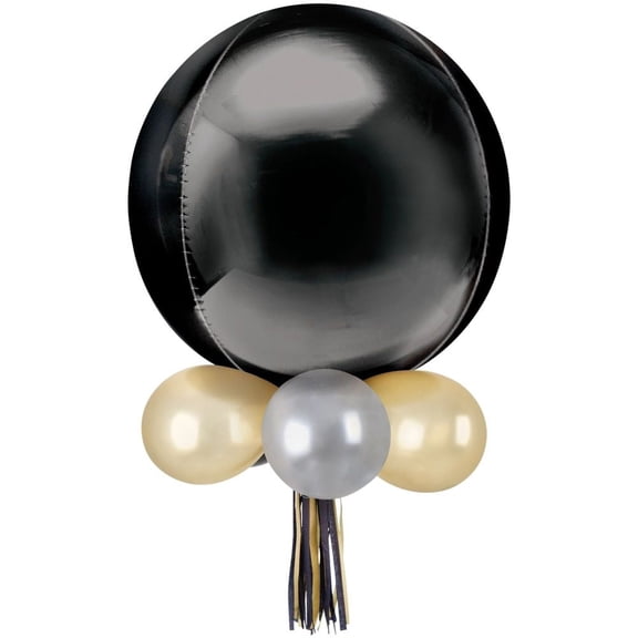 Lux Latex & Foil Orb Balloon Chandelier