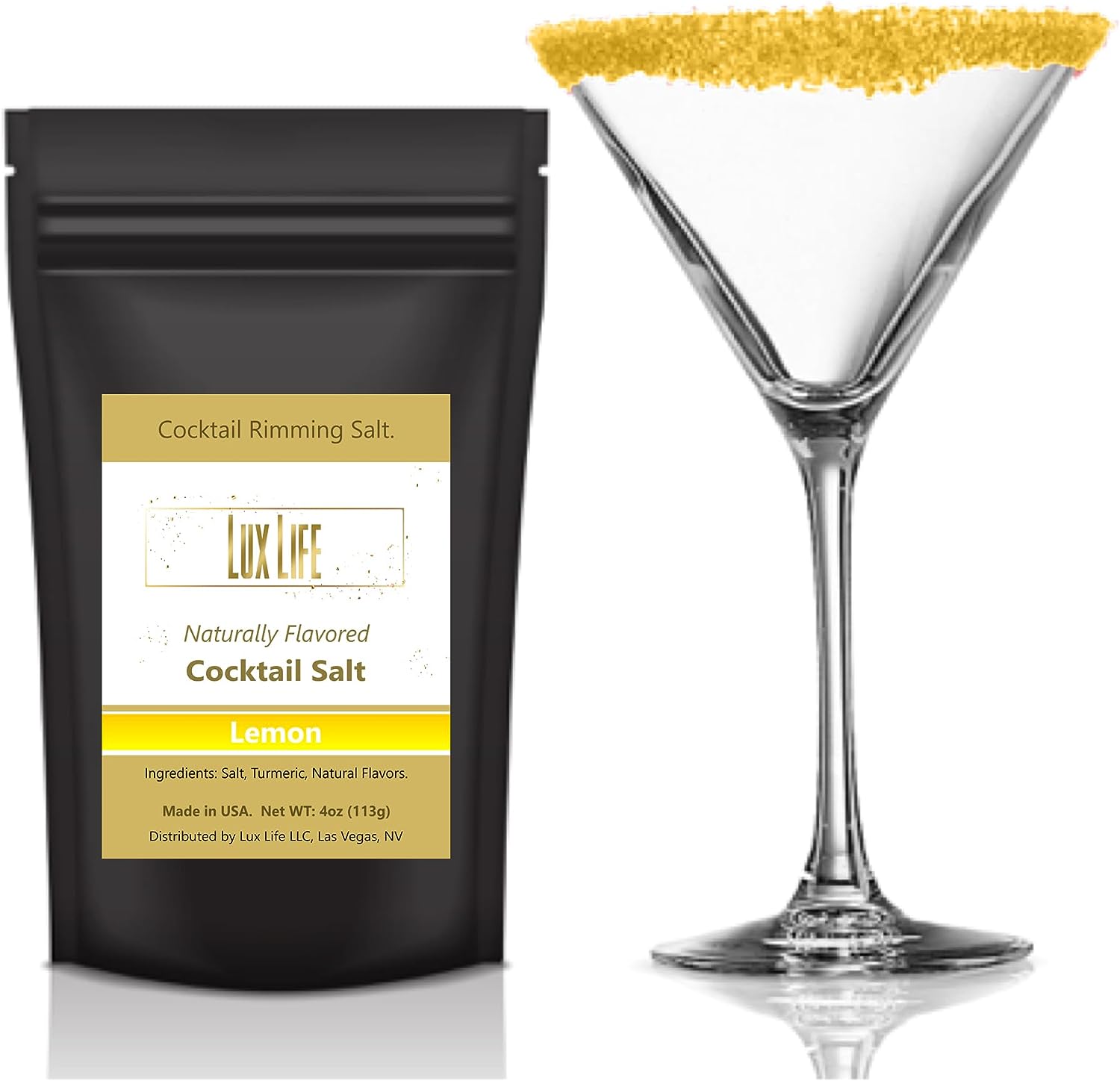 Lux Life Cocktail Flavored Salt Gluten & GMOFree Cocktail Rimming