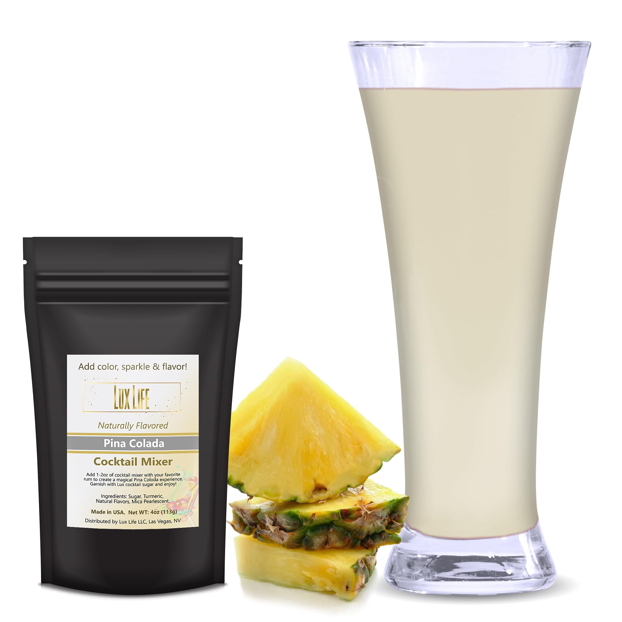 Lux Life Craft Mix Premium NonAlcoholic Cocktail Mix, Margarita Cocktail Mixers, Wine Slush