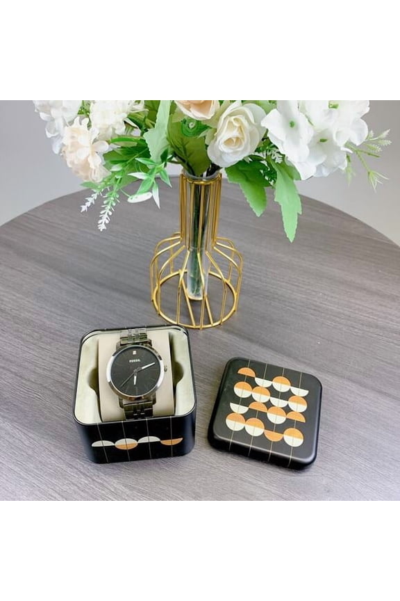 Lux Luther Three-Hand Smoke Stainless Steel Watch BQ2419