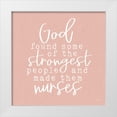 thumbnail image 1 of Lux + Me Designs 12x12 White Modern Wood Framed Museum Art Print Titled - Nurses - Strongest People, 1 of 4