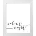 thumbnail image 1 of Lux + Me Designs 12x14 White Modern Wood Framed Museum Art Print Titled - Silent Night, 1 of 4