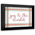 thumbnail image 1 of Lux + Me Designs 18x15 Black Modern Framed Museum Art Print Titled - Joy to the World, 1 of 5