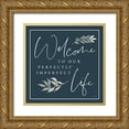 thumbnail image 1 of Lux + Me Designs 20x20 Gold Ornate Wood Framed with Double Matting Museum Art Print Titled - Perfectly Imperfect Life, 1 of 4