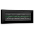 thumbnail image 1 of Lux + Me Designs 24x11 Black Modern Framed Museum Art Print Titled - Always Come Home to Me - Military, 1 of 5