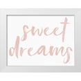 thumbnail image 1 of Lux + Me Designs 32x25 White Modern Wood Framed Museum Art Print Titled - Sweet Dreams, 1 of 4
