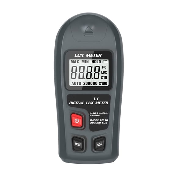 Lux Meter Digital Illuminometer 0~200,000lux LCD Pocket Light Meter Lux/FC Measure Tester Sensor Photometer Luxmeter