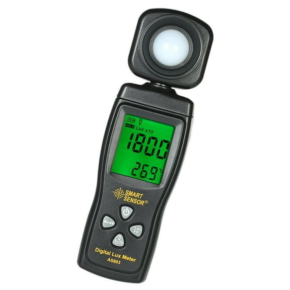 Lux Meter,Lux Meter Luxmeter Meter 0-200000 Lcd Display Handheld Meter Lcd Display Lux. Pmeter Dabey Meter Eryue Lux Buzhi Black