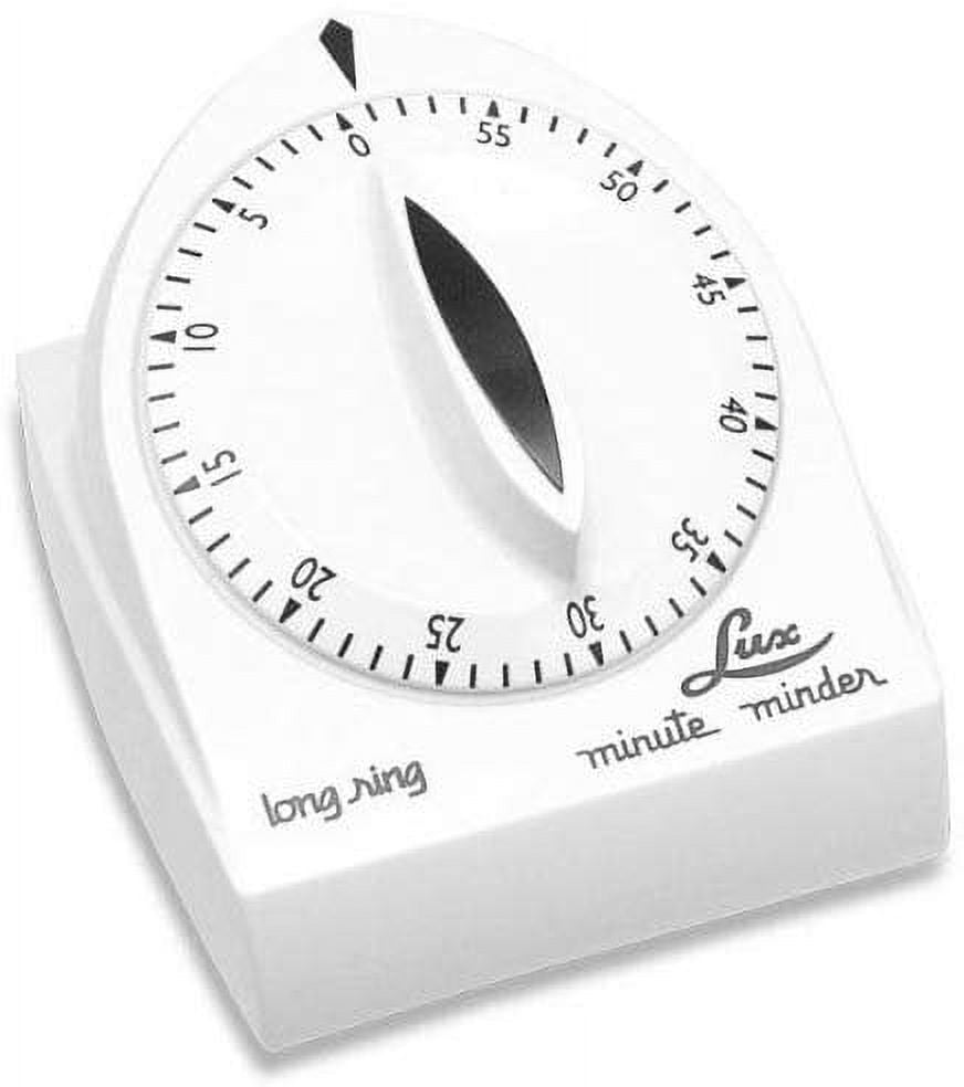 Taylor 60-Minute White Long Ring Timer - Anderson Lumber