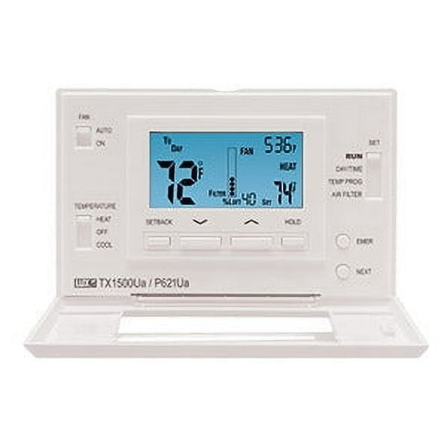 Lux P621U010 LuxPro Programmable Thermostat 5/1/1 Programming (2 Heat
