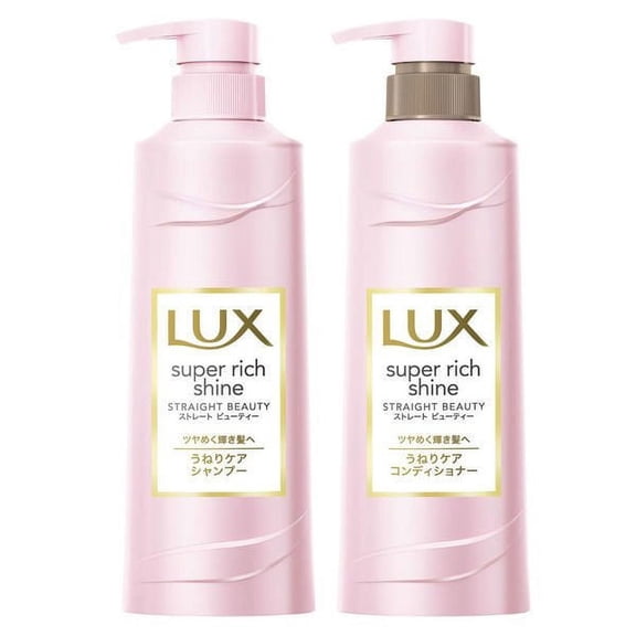 Lux Super Rich Shine Straight Beauty Shampoo 400g + Conditioner 400g