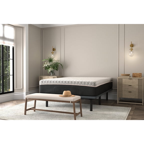 Lux soft comfort layer, high-density base - 12" Twin XL hybrid mattress for comfort