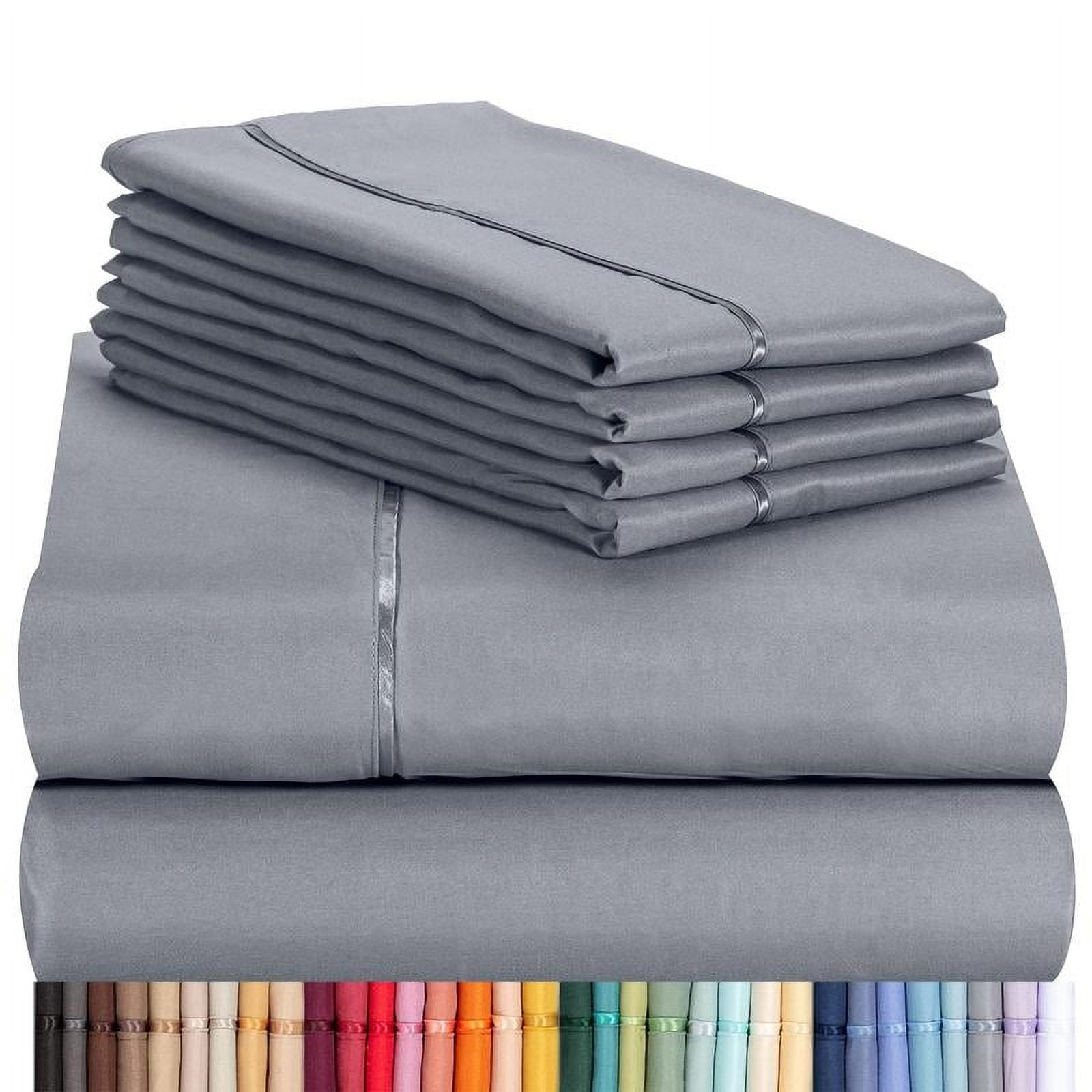 6 PC Sheet Set Bamboo Sheets Deep Pockets 18' Eco Friendly